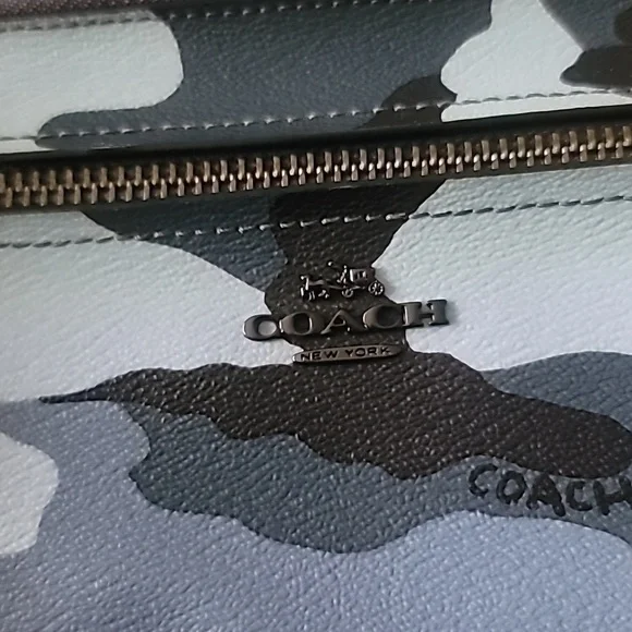 COACH MICKIE CROSSBODY CAMO PEBBLE CROSSBODY BAG - Picture 9 of 12
